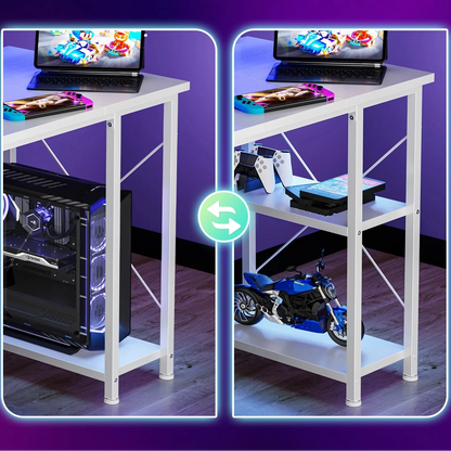 Bureau gaming LED équipé