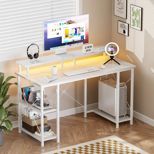 Equipped gaming desk